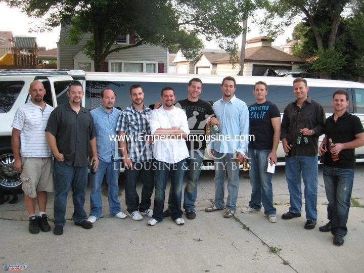 Limo for bachelor party in Chicago