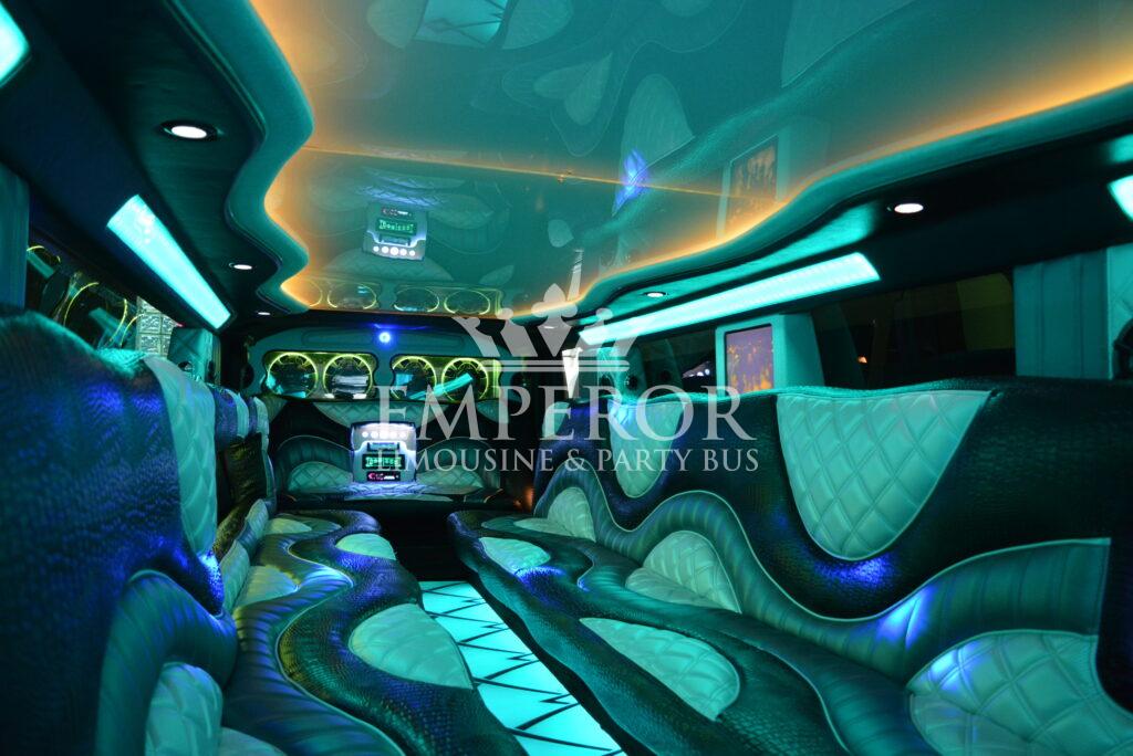 25-PAX Pearl Hummer H2 - limo service chicago