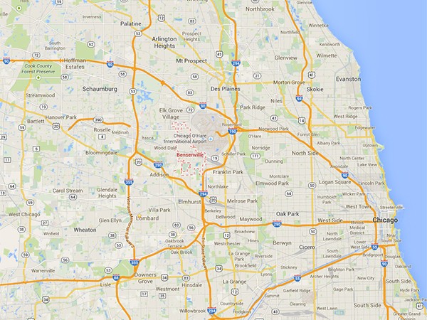 Bensenville Party Bus rentals area in Illinois