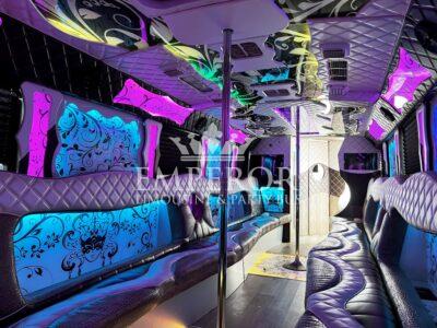 34 passenger limo bus in Chicago