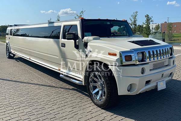 Pearl Hummer H2 Stretch Limousine for 25 Passengers